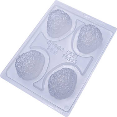 Brain 3-Part Chocolate Mold (BWB) - ViaCheff.com